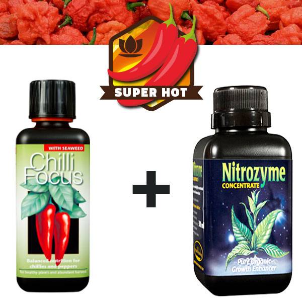 Kit Fertilizzanti Peperoncino 2 x 300ml (Chilli Focus + Nitrozyme)
