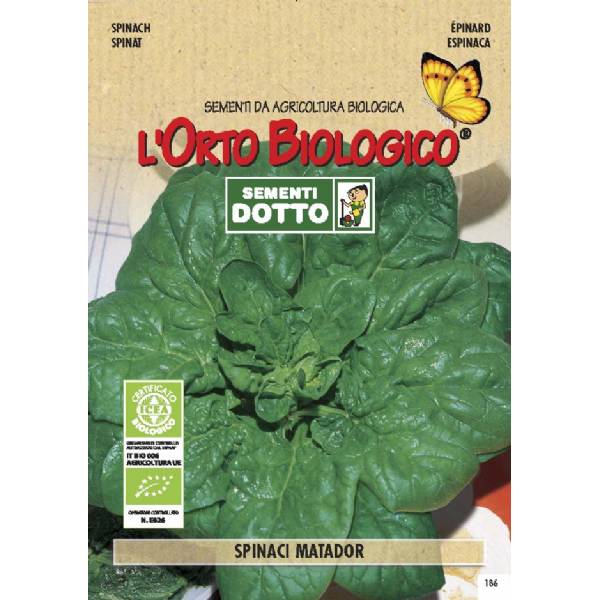 Semi biologici di Spinacio Matador