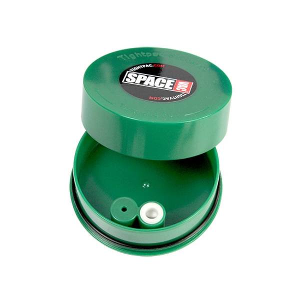 TightVac - Ivac (Spacevac) contenitore ermetico tascabile 0,06L - Verde/Tappo Verde Scuro