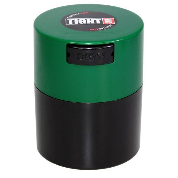 TightVac - Contenitore ermetico 0,29L - Nero/Tappo Verde Scuro