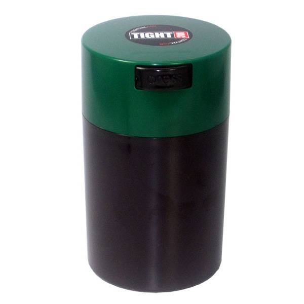 TightVac - Contenitore ermetico 0,57L - Nero/Tappo Verde Scuro