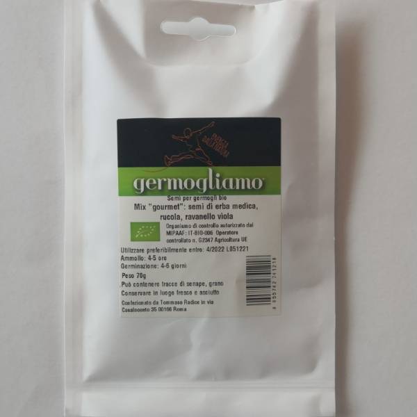 Germogliamo - semi per germogli Bio - Mix Gourmet