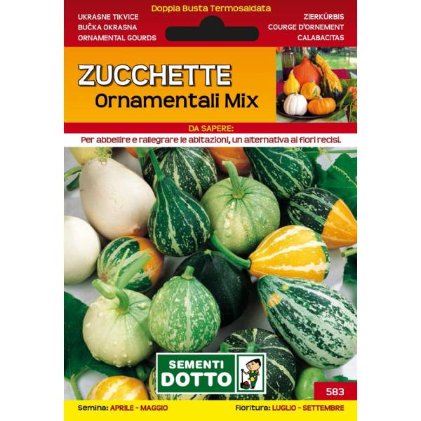 Sementi da Orto - Zucchette ornamentali - Sem. Dotto