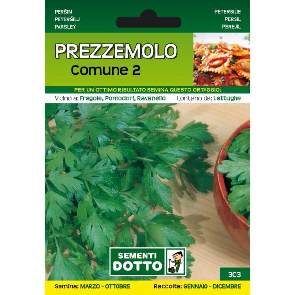 Sementi da Orto - Prezzemolo Comune 2 - Sem. Dotto