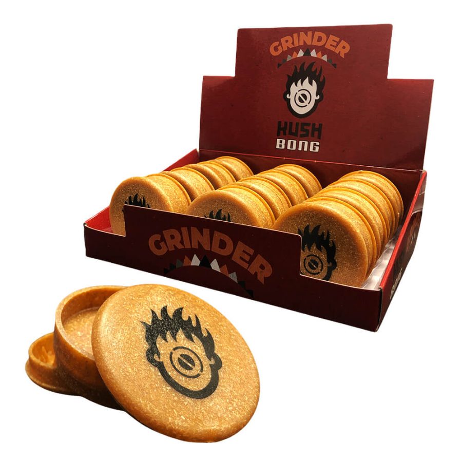 Grinder Biodegradabile in Canapa ZigZag Marrone 3 Parti - 60mm