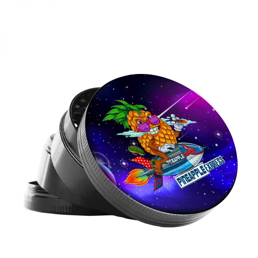 Grinder in Metallo Best Buds Pineapple Express 4 Parti - 50mm