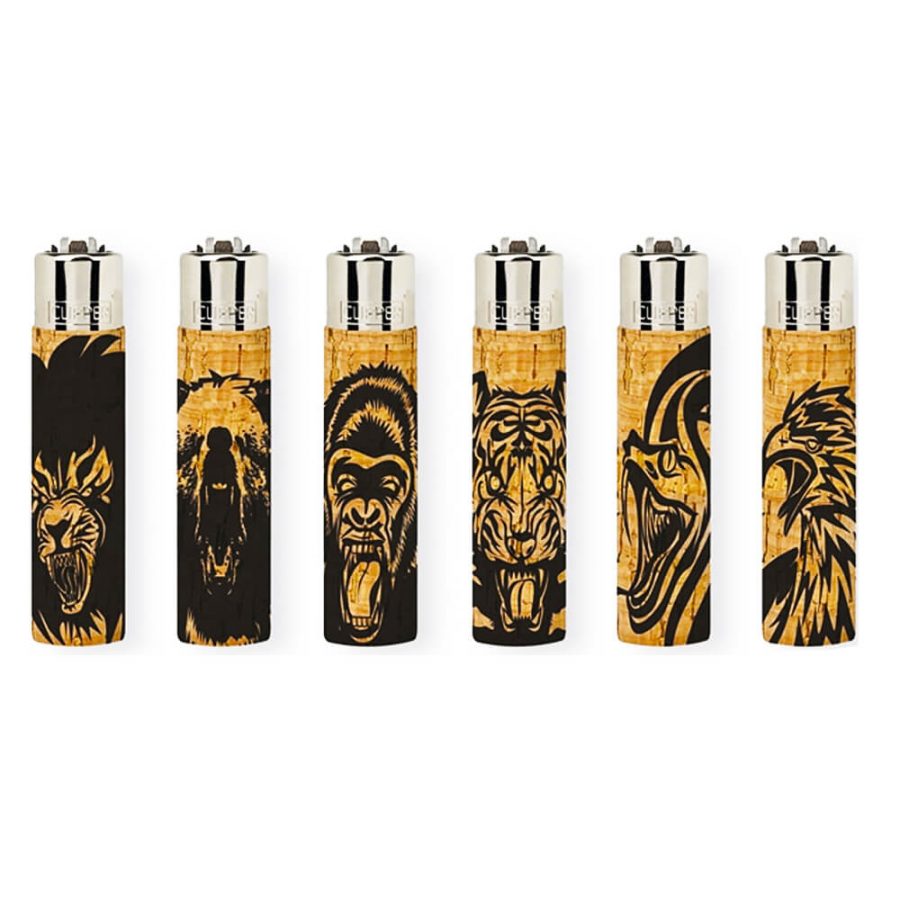 Clipper Accendini Angry Animal con Cover in Silicone (30pezzi/display)