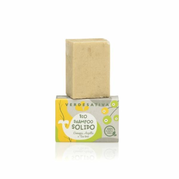 Shampoo solido - Canapa e Argilla 55gr - Verdesativa