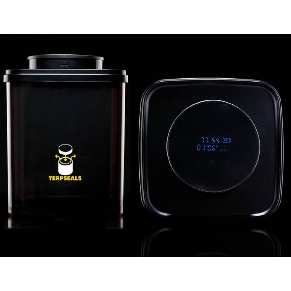 Terpseals - XL Jar 2600ml - Barattolo in plastica con sistema sottovuoto