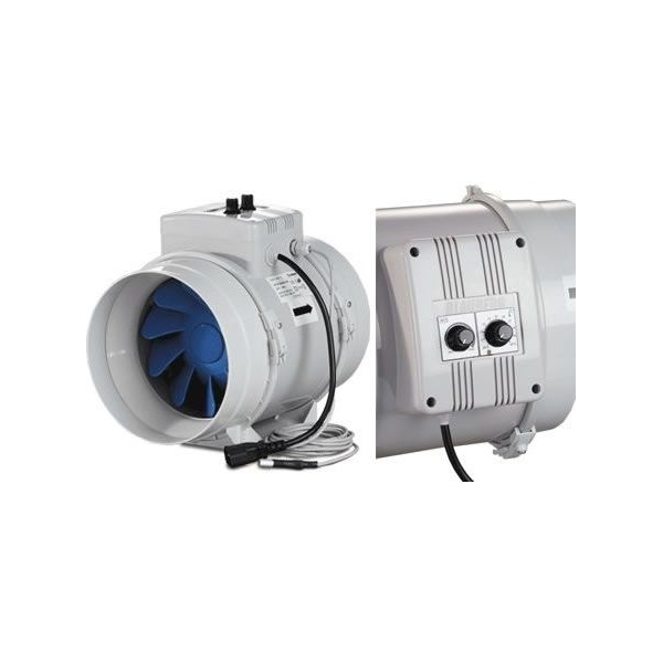 Estrattore  BLAUBERG BI-Turbo 10cm + cavo - 187m3/h con Termostato